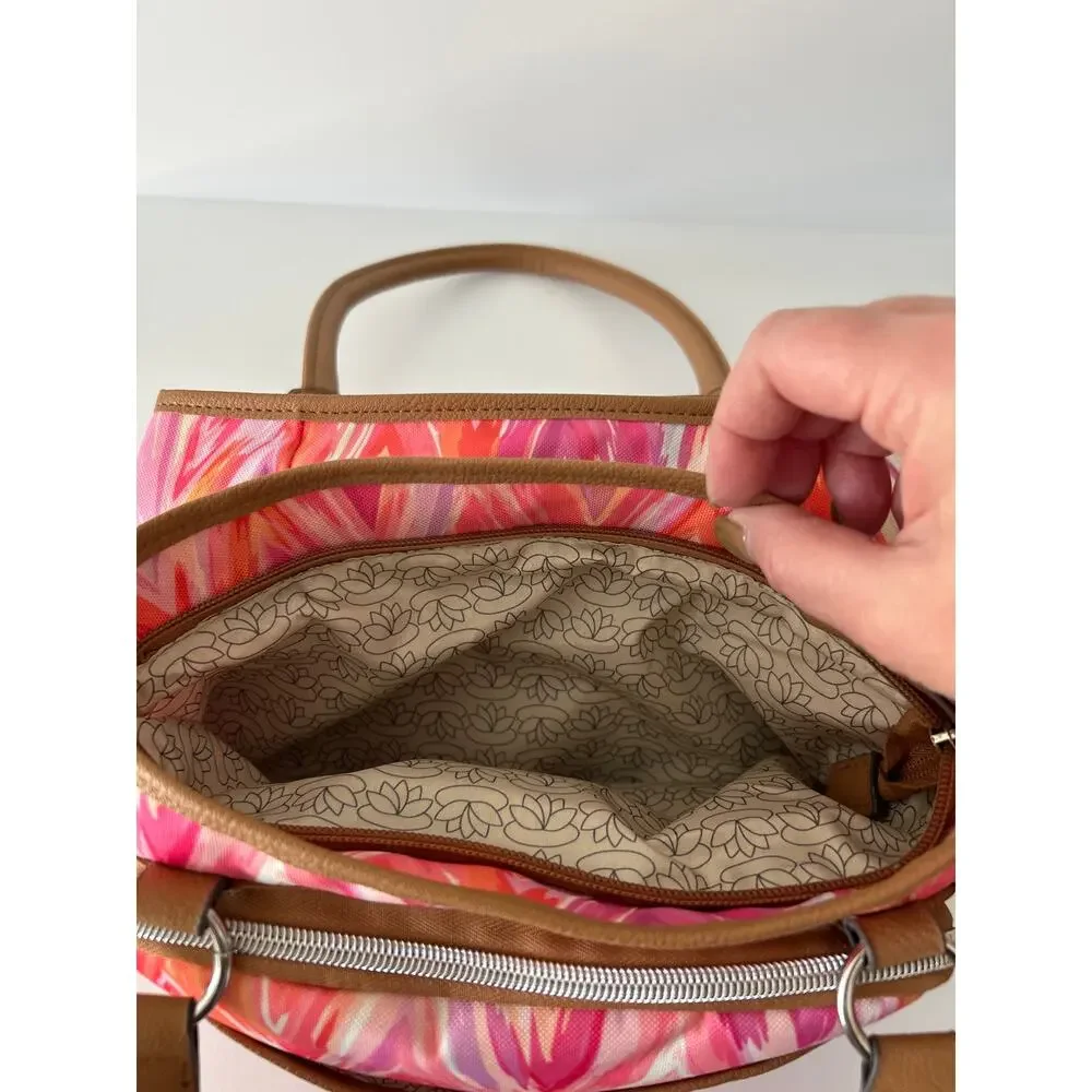 Lily Bloom Pink and Orange Handbag